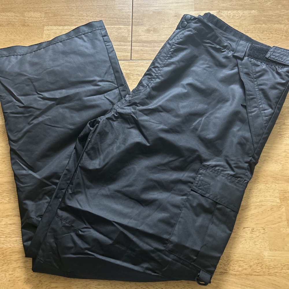 Pulse Black Snow Snowboard Ski Pants‎ Adjustable Waist Vented Women's Size 1X